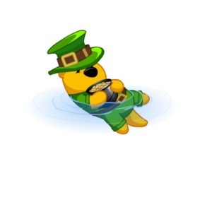 Paddling Leprechaun Otter